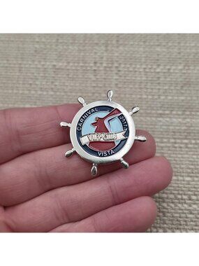 2017 Carnival Vista VIFP Club Pin, Cruise Ship Memorabilia Souvenir A9281